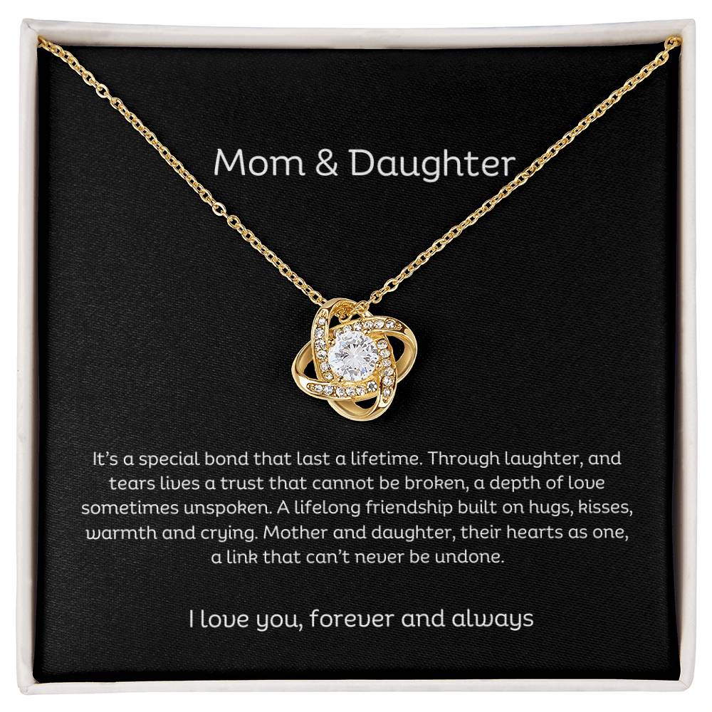 Mother and Daughter | Love Knot Neckless | Mother's Day Gift